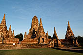 Ayutthaya, Thailand. Wat Chaiwatthanaram, general view of the wat from south.